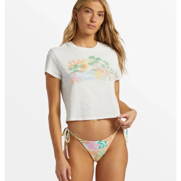 Billabong By The Sea Cropped Tee - Picture 4 of 4